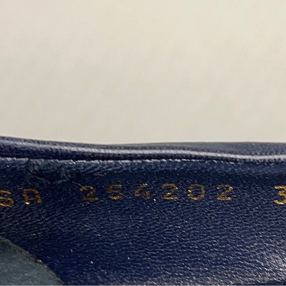 Yves Saint Laurent shoes  Navy Blue Platform Stiletto Heels pumps 39 - Picture 10 of 10